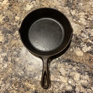 Post 1960 8 Inch Lodge Cast Iron Skillet